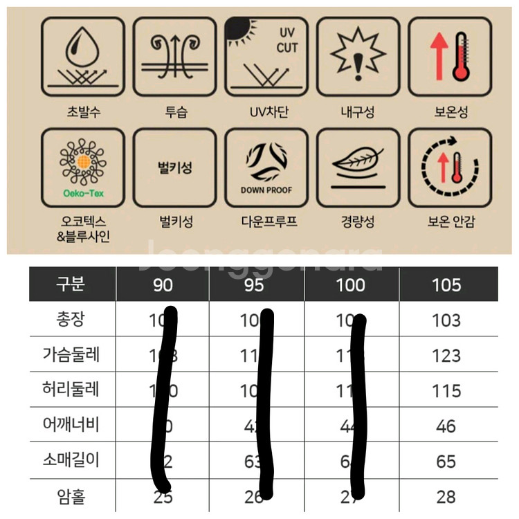 스케쳐스 여성 라쿤퍼 롱 구스다운 코트 #거의새거#--6