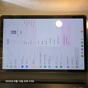 갤럭시탭 S6 256GB LTE ㅍㅍ 낚시릴 교환받아요
