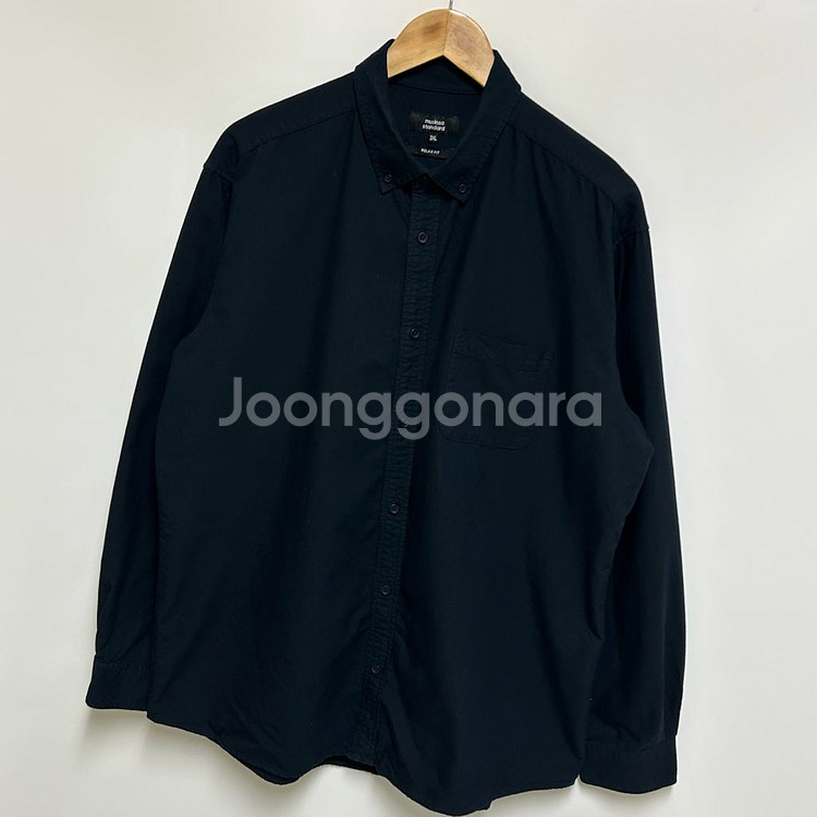 [남자 115]무신사스탠다드 릴랙스핏 네이비 셔츠--2