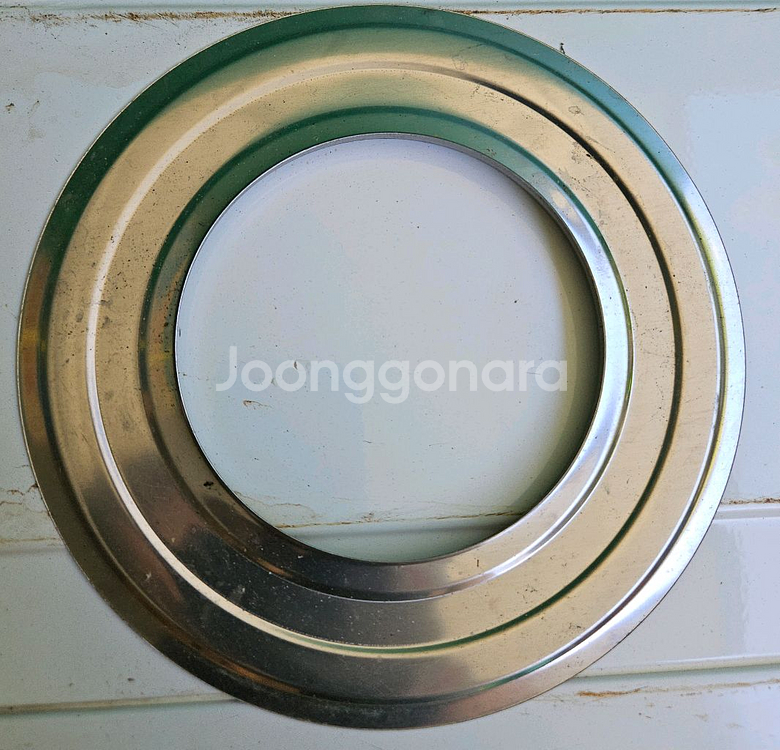 스텐/플라스틱 연도홀마감용 보일러 후렌지 캡 10개--1