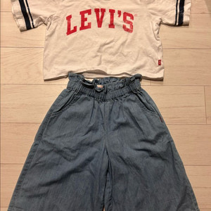 리바이스키즈 여아 상의 청바지 110 일괄