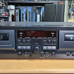 타스컴 202 MK5 중고 더블 데크 카세트 플레이어