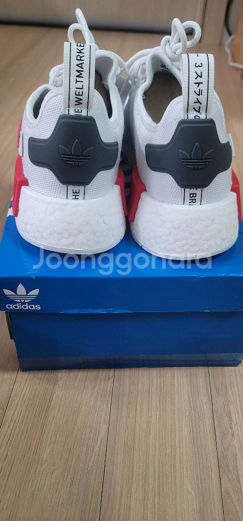 정품] 아디다스 NMD R1 화이트 260--3