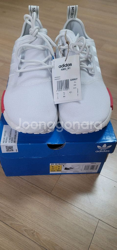 정품] 아디다스 NMD R1 화이트 260--0