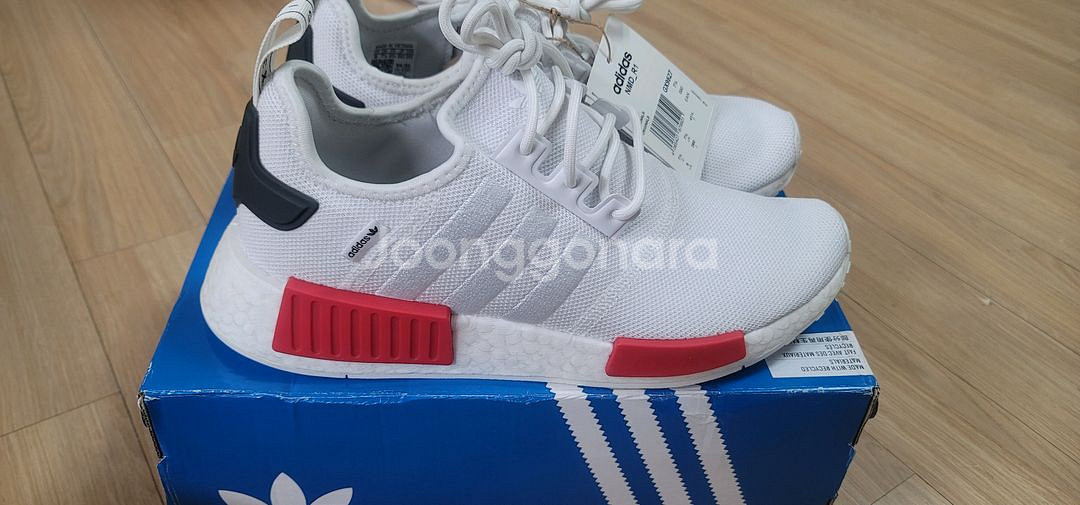 정품] 아디다스 NMD R1 화이트 260--4
