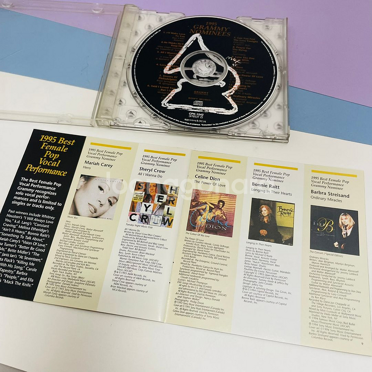 [중고음반/CD] 1995 Grammy Nominees--5