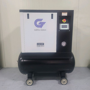 전시상품 5마력 스크류 콤프레샤 단상 220v