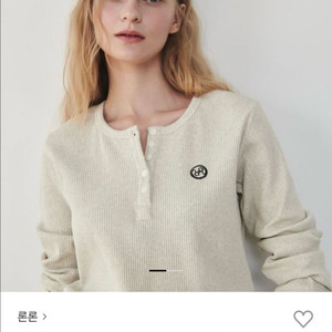 론론 헨리넥 롱 슬리브 오트밀