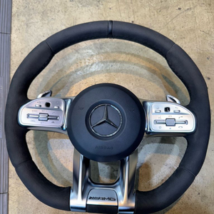 벤츠 amg 정품 알칸타라 핸들