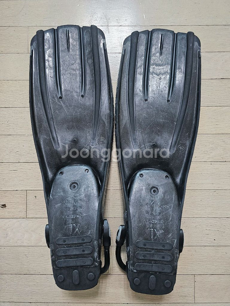 마레스 꽈뜨로 플러스 다이빙 핀 XL 오리발 배송비포함--1