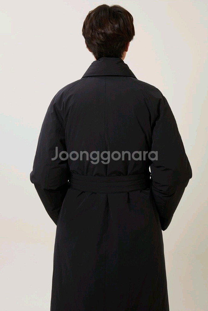 H8 구스다운 패딩코트 M--1