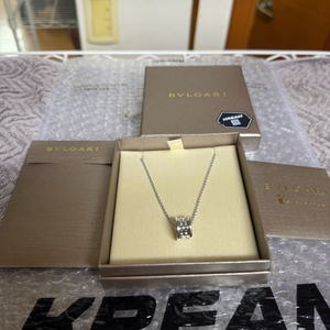 불가리 세이브 더 칠드런 실버 목걸이