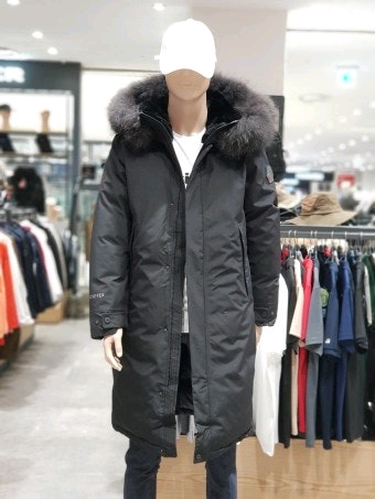 아이더 레우스 고어텍스 구스다운 롱패딩 M--0