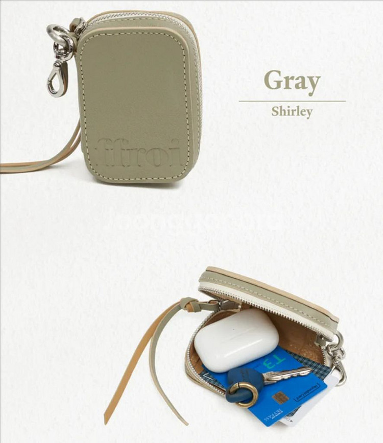 프루아 podcase 팟케이스 지갑 gray--0