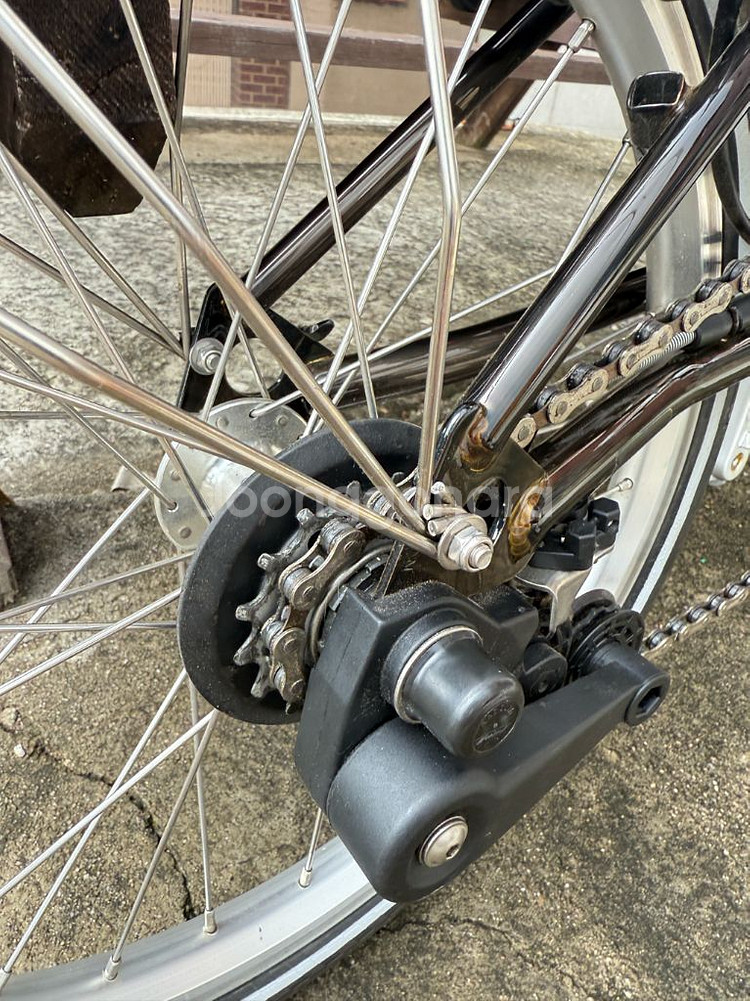 브롬톤C라인 블랙라커 로우바 2단 기업--3