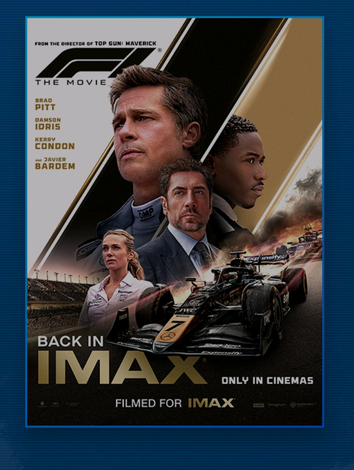 f1 더무비 아이맥스 포스터 cgv 흥행기념 특전 굿즈