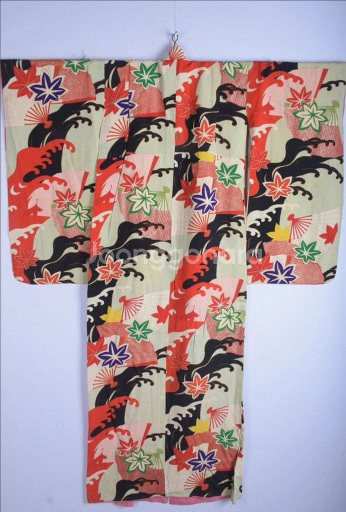 희귀 빈티지 기모노 전쟁 전(추정) 소장품--2