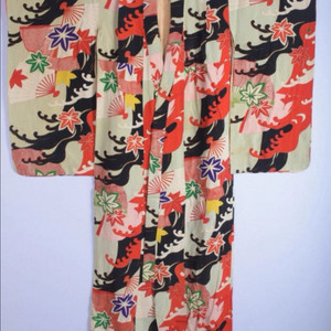 희귀 빈티지 기모노 전쟁 전(추정) 소장품