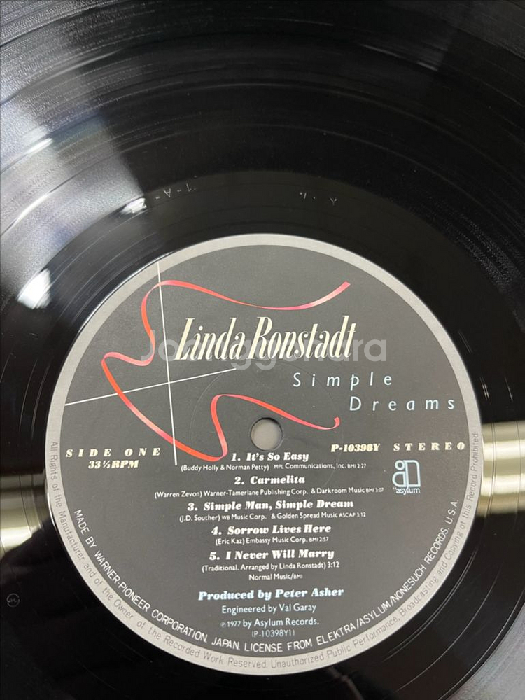 린다 론스태드 / Simple Dreams 엘피--7