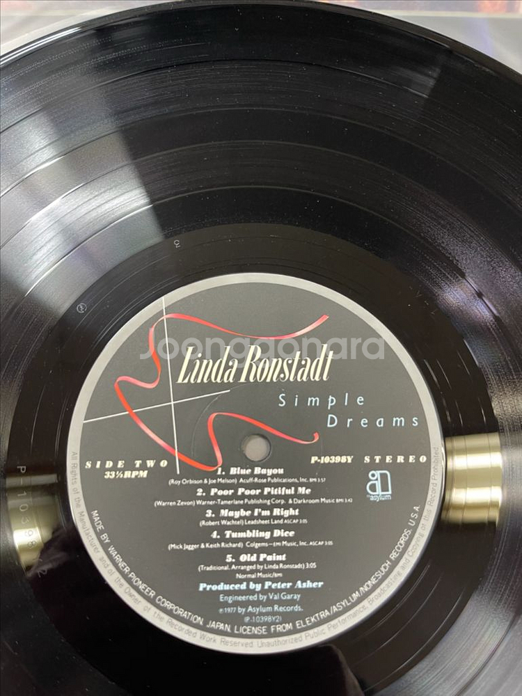 린다 론스태드 / Simple Dreams 엘피--9