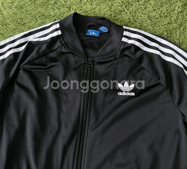 아디다스 빅로고 블랙 트랙탑 져지집업 95/M--1