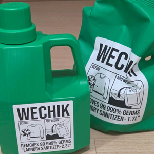 WECHIK 위칙 소독 섬유유연제 2.3L + 1.7L