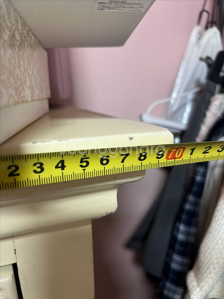 화이트 6단 서랍장--3