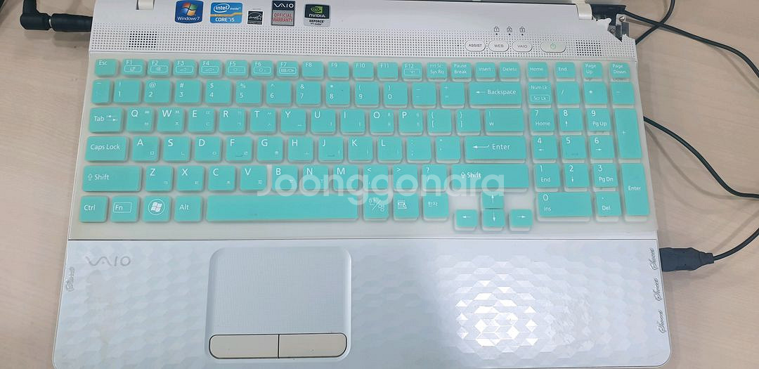 소니 SONY 15인치 노트북 부품용--2