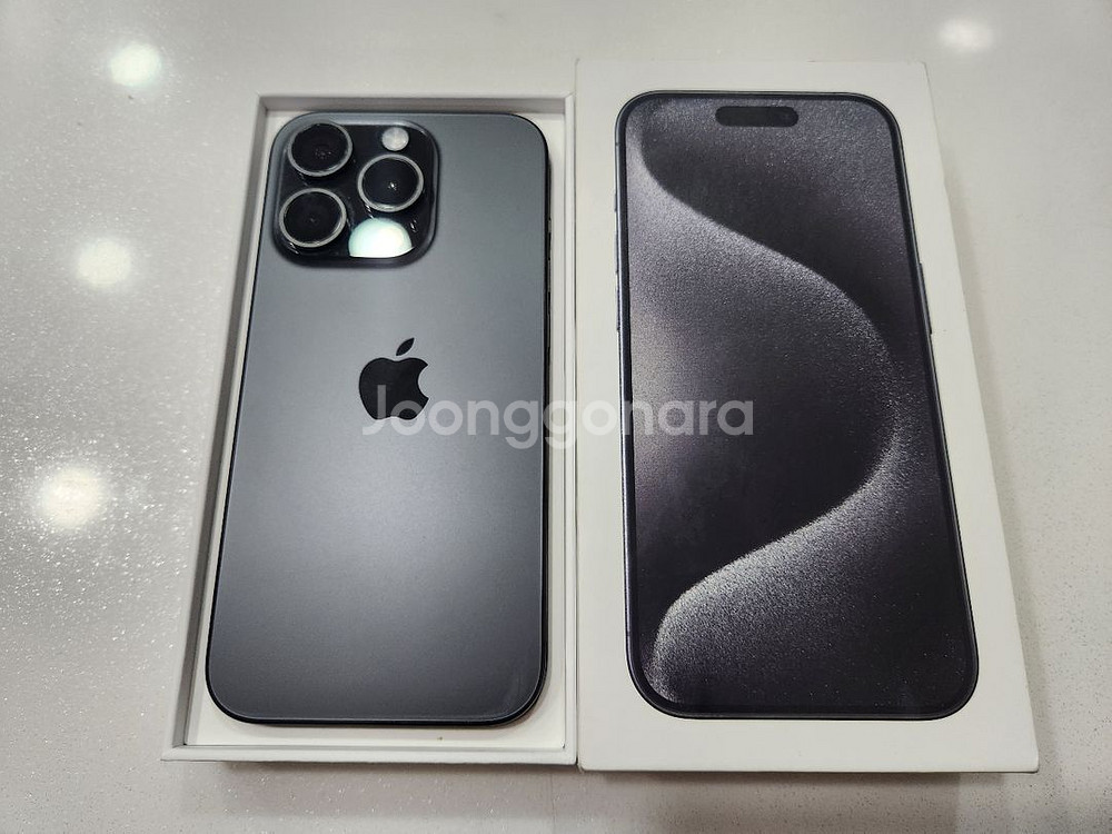 아이폰 15Pro 1테라 블랙 공기계--0