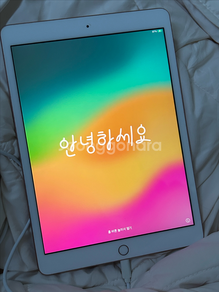아이패드 8세대 로즈골드--0
