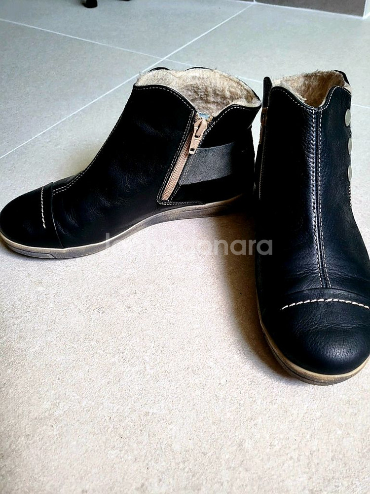 미소페 수입 컴포트 블랙 앵클부츠 신발 운동화 37--0