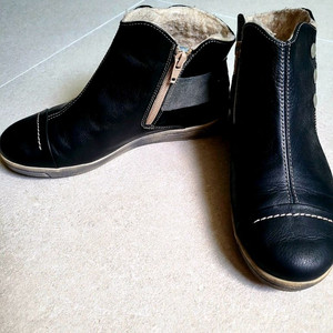 미소페 수입 컴포트 블랙 앵클부츠 신발 운동화 37