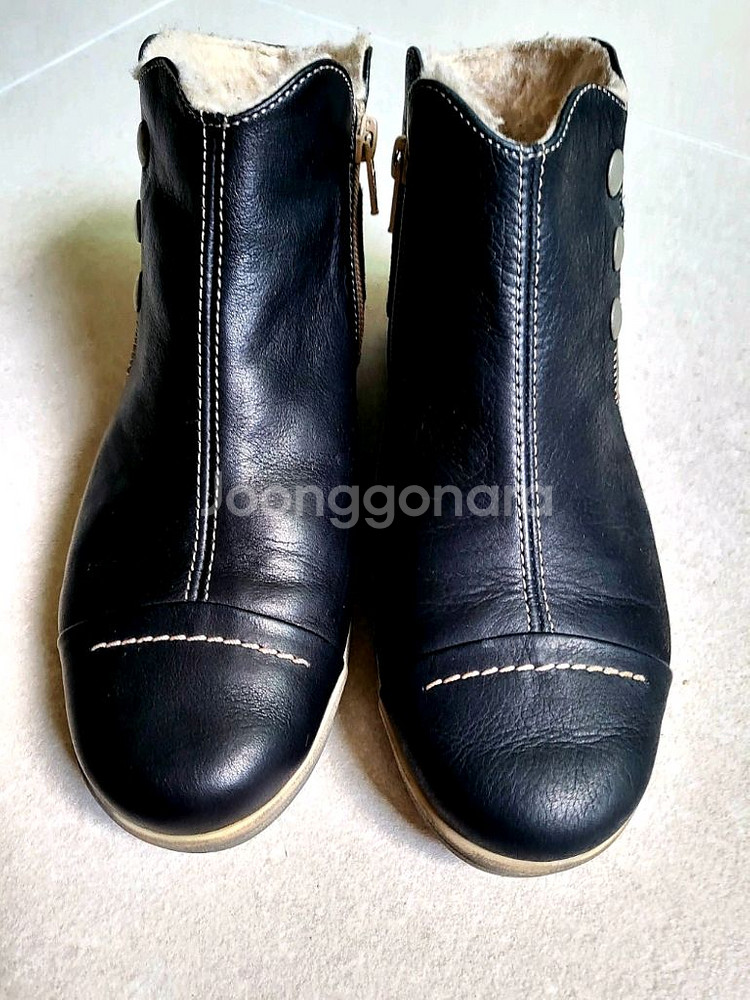 미소페 수입 컴포트 블랙 앵클부츠 신발 운동화 37--1