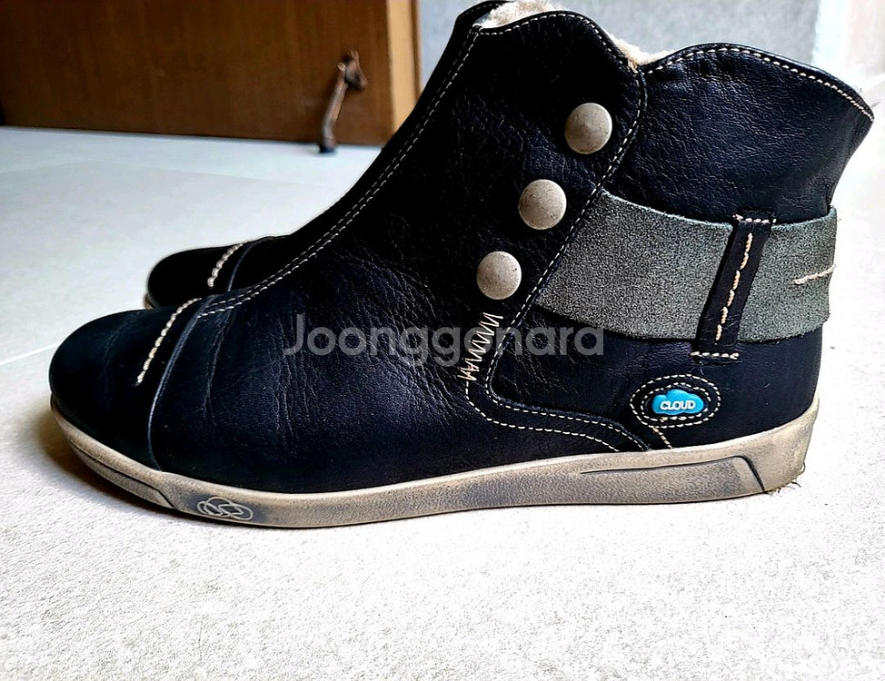 미소페 수입 컴포트 블랙 앵클부츠 신발 운동화 37--2