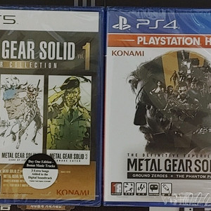 (미개봉/택포)PS4/5메탈기어솔리드 시리즈2종팝니다!
