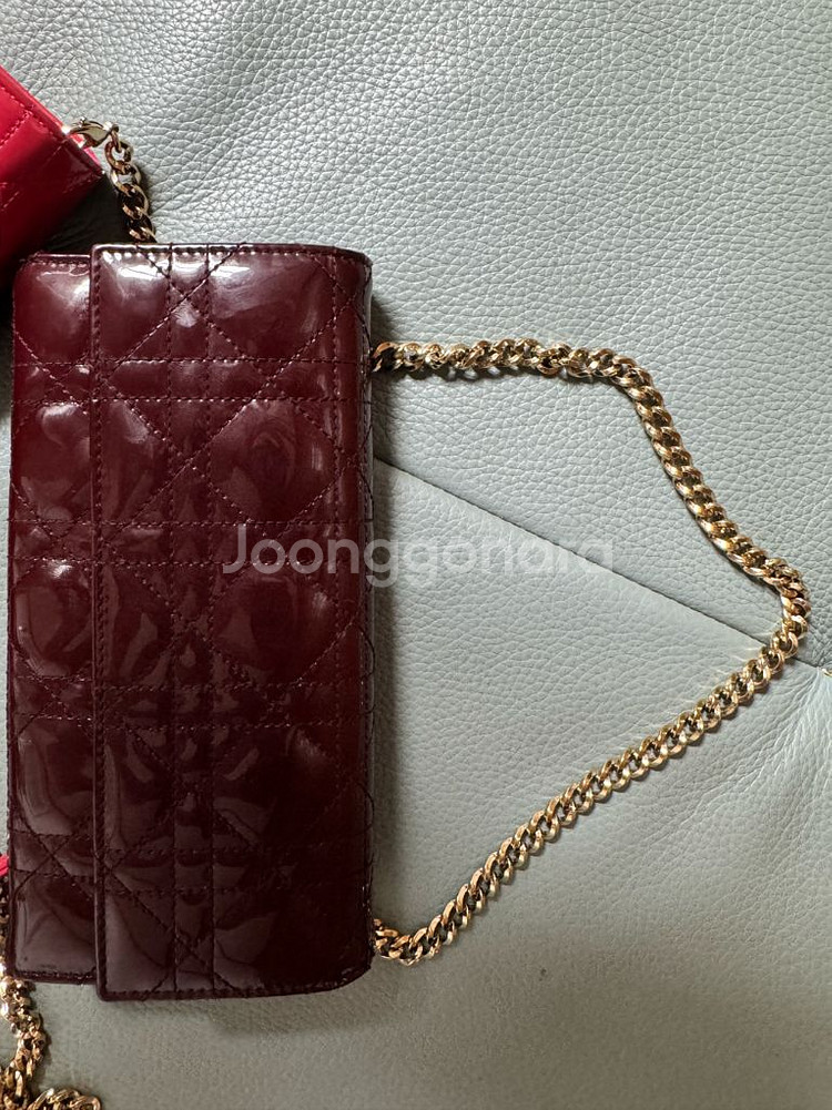 디올 까냐쥬 백이랑 장지갑겸 클러치백 두개--9