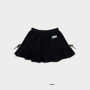 썸웨어버터 리본 캉캉 스커트 블랙 s
