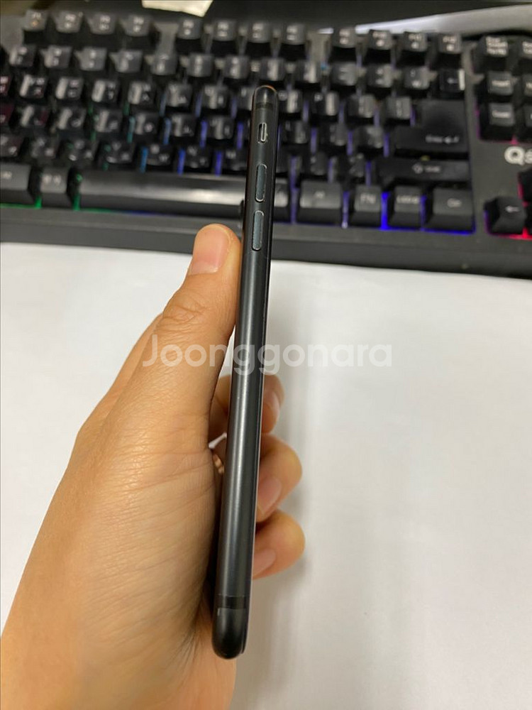 아이폰7 매트블랙 액정SS급 128G 배터리100%--4