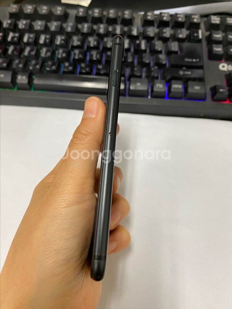 아이폰7 매트블랙 액정SS급 128G 배터리100%--6