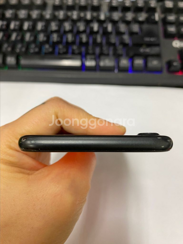 아이폰7 매트블랙 액정SS급 128G 배터리100%--3