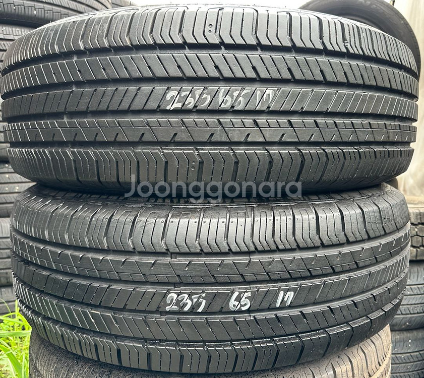 235 65 17한국중고타이어2개2356517--0