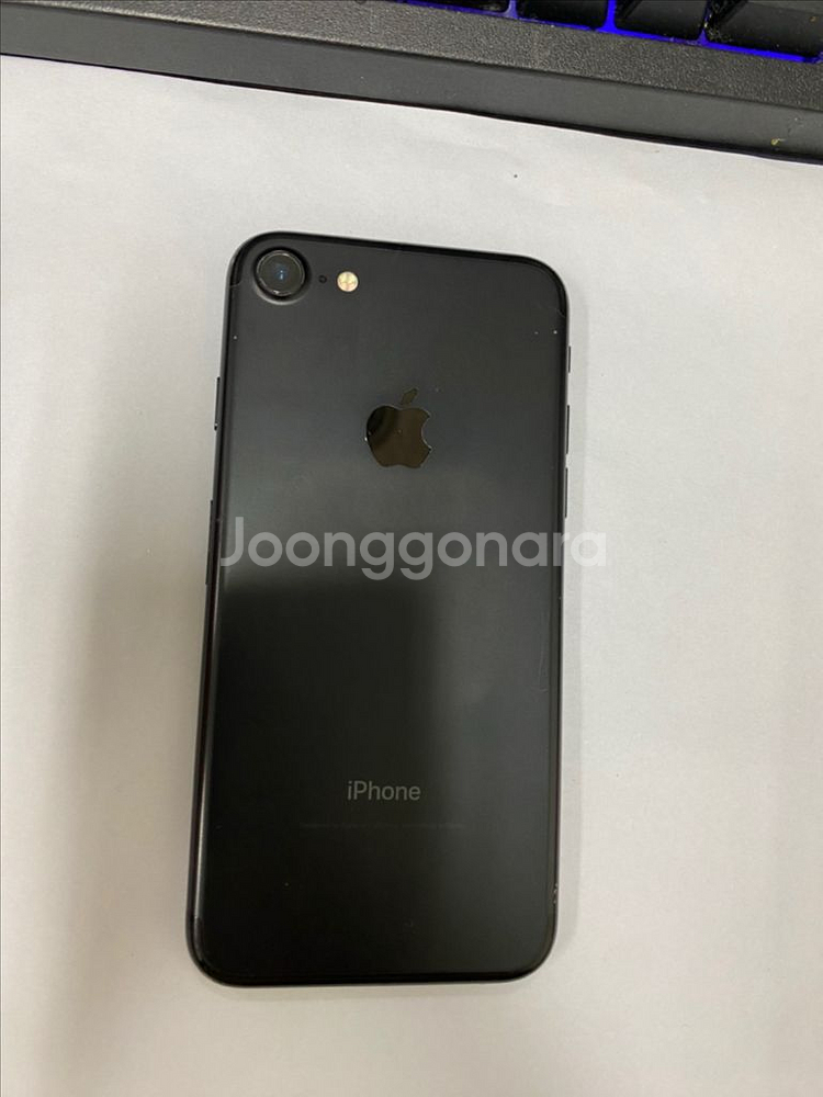 아이폰7 매트블랙 액정SS급 32G 배터리90%--0