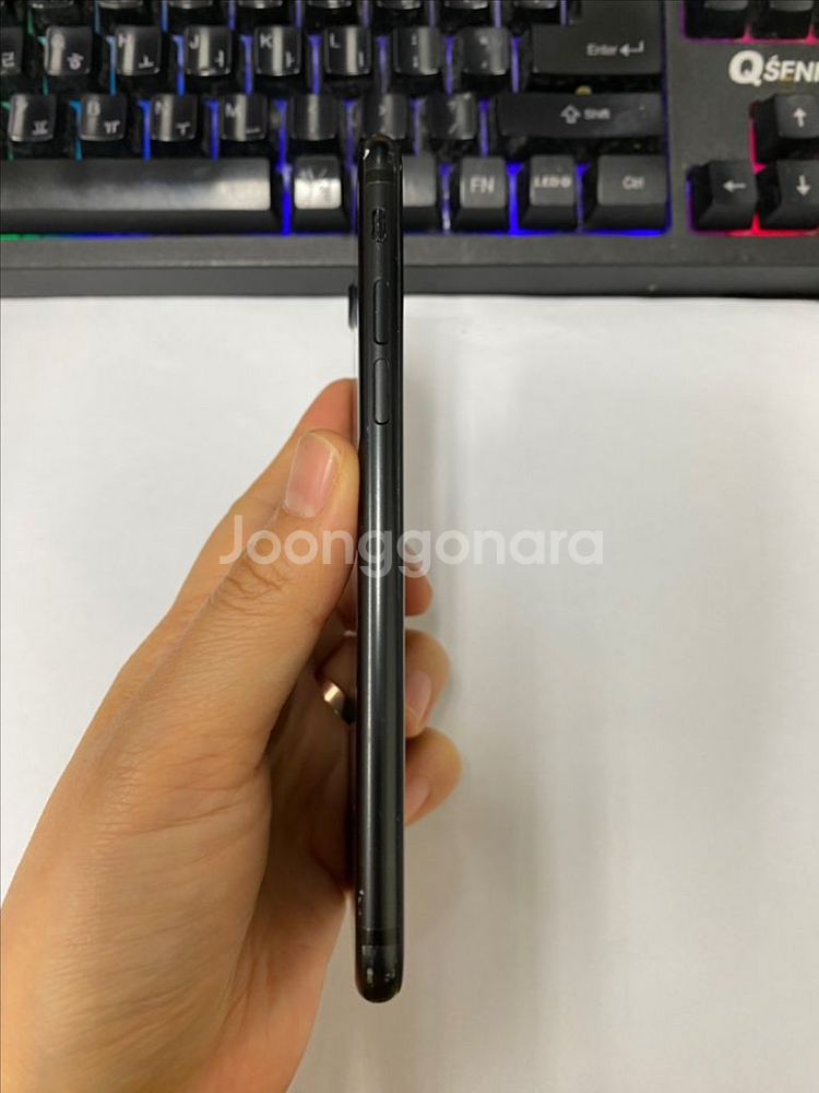 아이폰7 매트블랙 액정SS급 32G 배터리90%--4