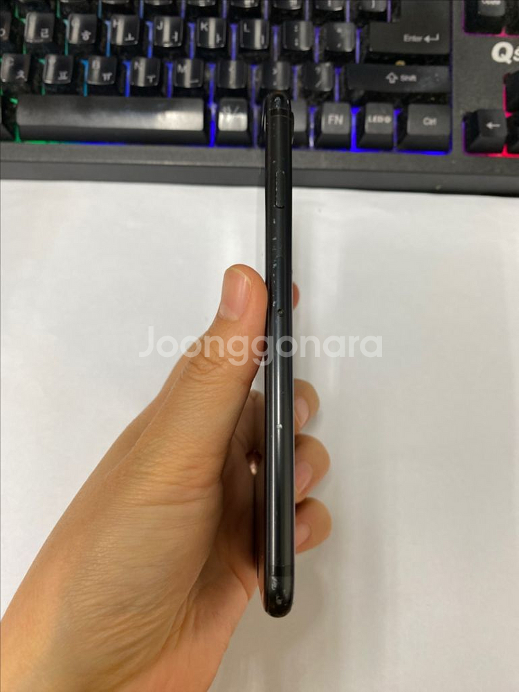 아이폰7 매트블랙 액정SS급 32G 배터리90%--6