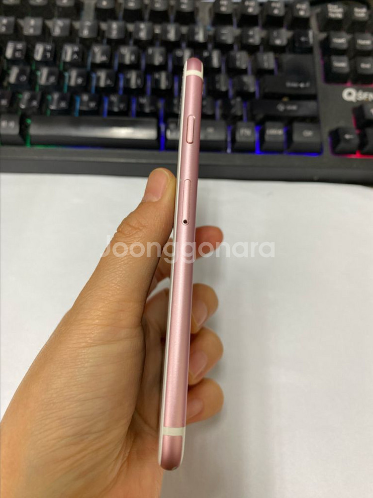 아이폰6S 로즈골드 액정SS급 64G 배터리100%--5