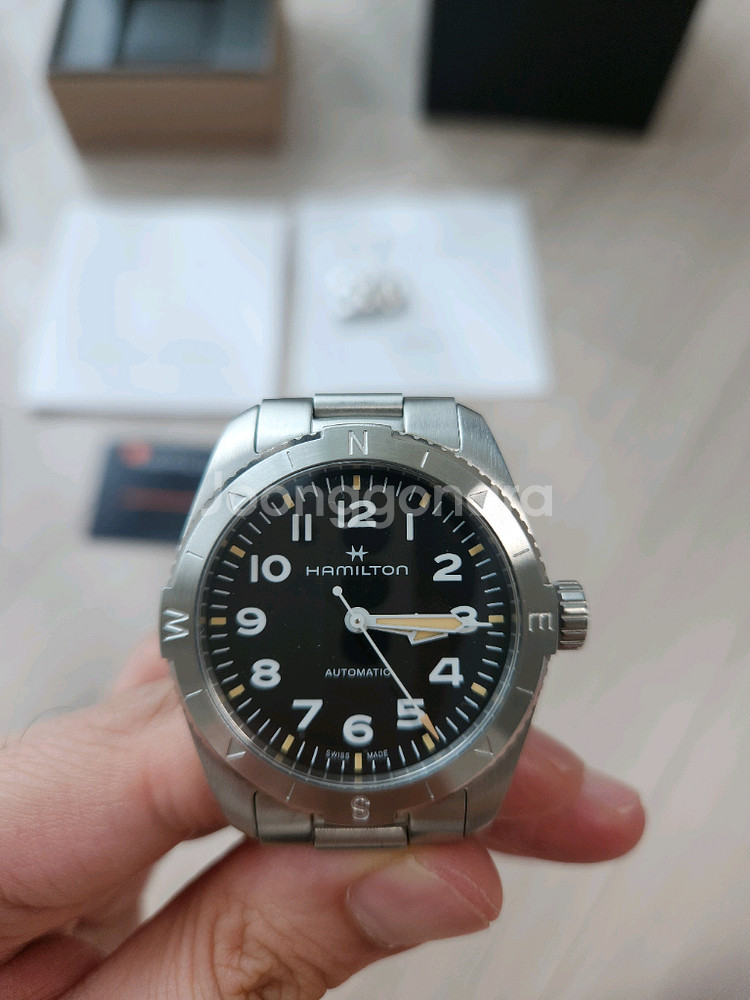 해밀턴 H70225130 카키필드 익스페디션 37mm--1