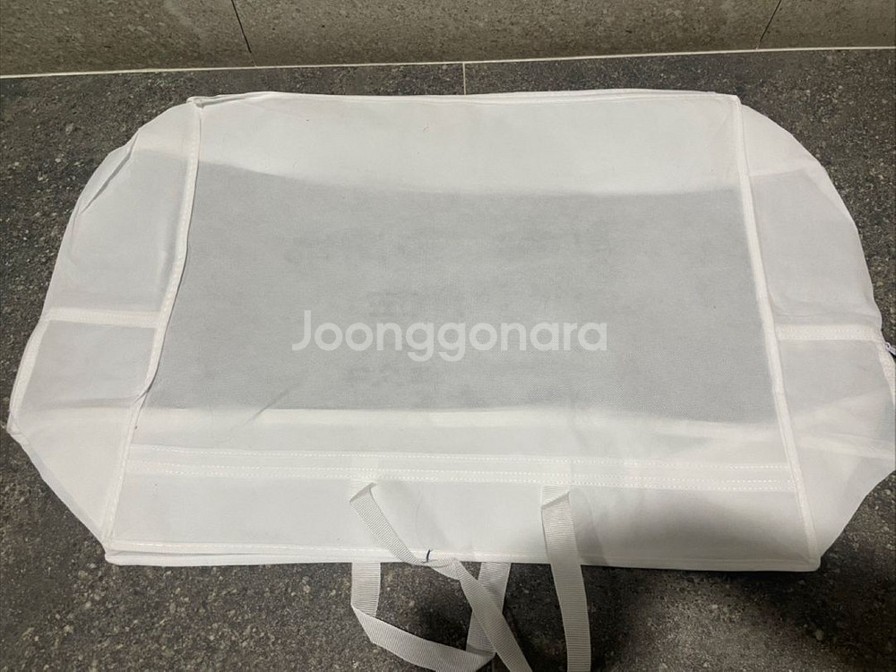 투명 이불가방 부직포 보관가방 쇼핑백 이사가방 정리함--2