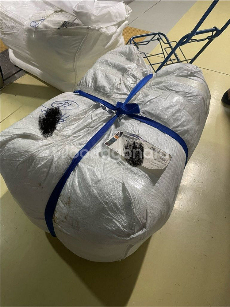 투명 이불가방 부직포 보관가방 쇼핑백 이사가방 정리함--0