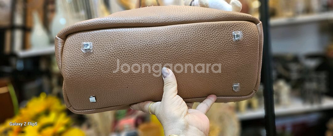 닥스 브라운 토트백 + 강아지 키링--8