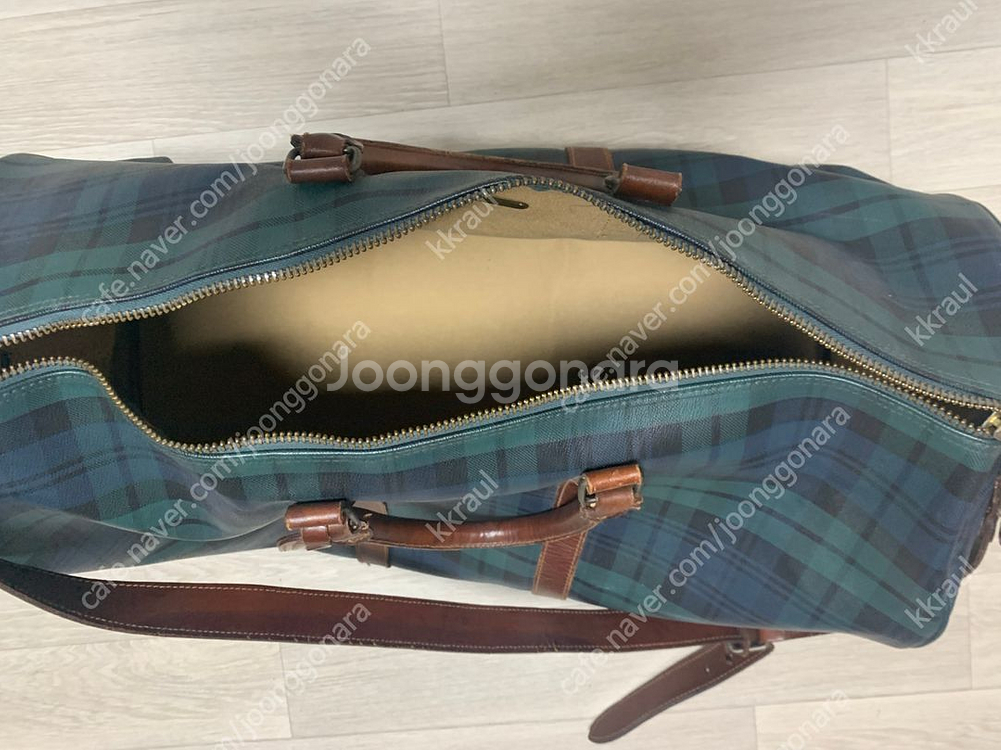 폴로 랄프로렌 블랙와치 보스턴백--0